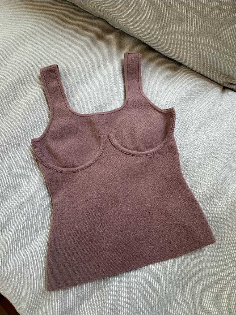 Good American Dusty Rose Body-con Tank